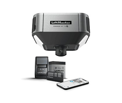 LiftMaster 84504R Secure View™ Ultra-Quiet Belt Drive Smart Opener with Camera, Dual LED Lighting™ and Battery Backup