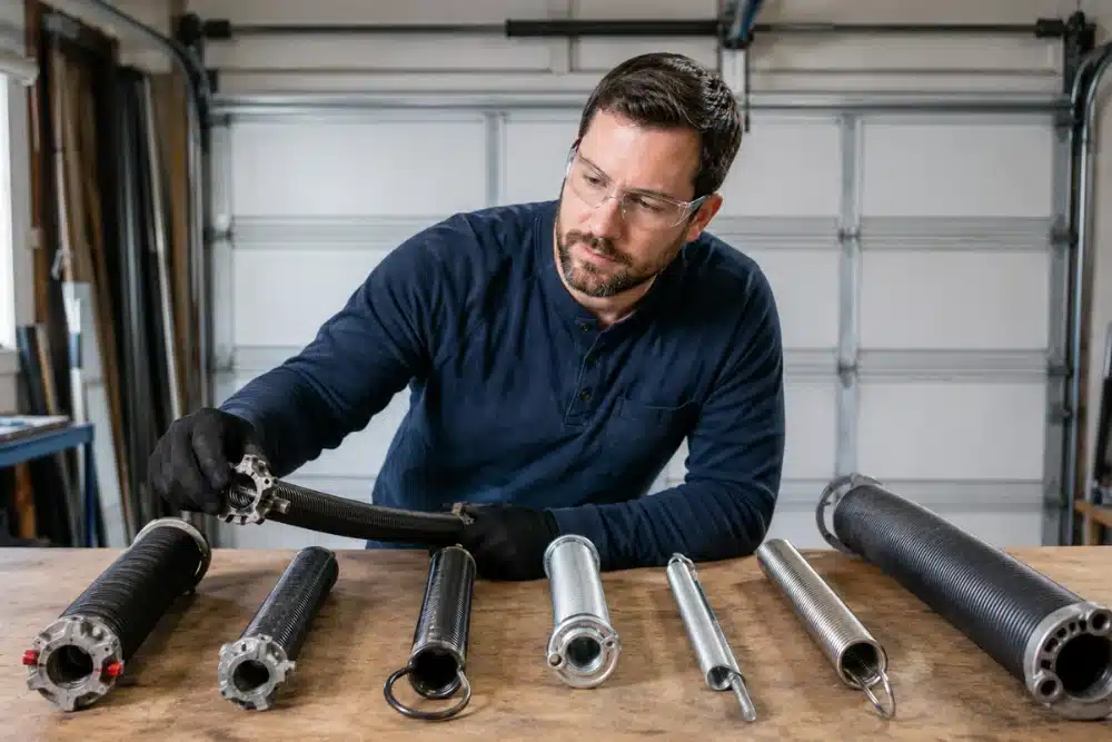 types of garage door springs how to choose